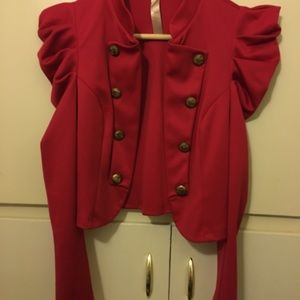 Red jacket